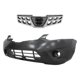 Replace® - 2-Piece (Front Bumper Cover, Grille)