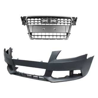 Replace® - 2-Piece (Front Bumper Cover, Grille) (Standard Line)