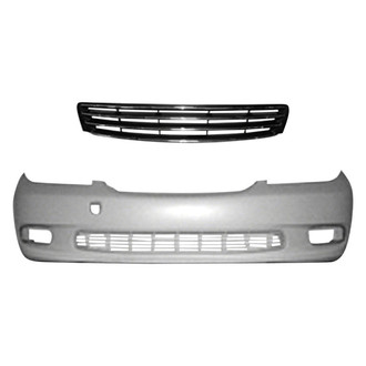 Replace® - 2-Piece (Front Bumper Cover, Grille) (Standard Line)