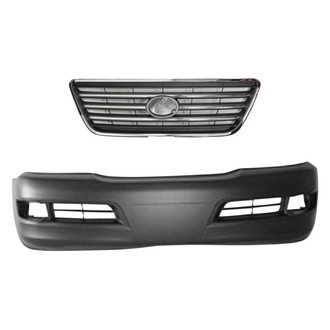 Replace® - 2-Piece (Front Bumper Cover, Grille) (Standard Line)