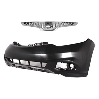 Replace® - 2-Piece (Front Bumper Cover, Grille) (Standard Line)