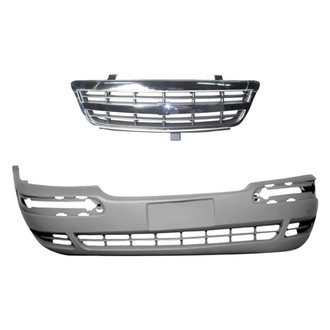 Replace® - 2-Piece (Front Bumper Cover, Grille) (Standard Line)