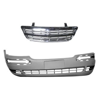 Replace® - 2-Piece (Front Bumper Cover, Grille) (Standard Line)