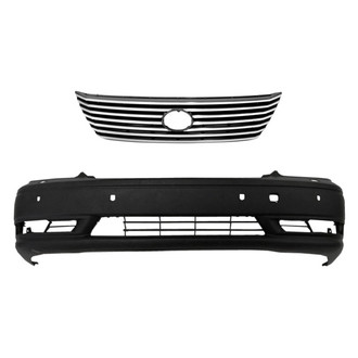 Replace® - 2-Piece (Front Bumper Cover, Grille) (Standard Line)