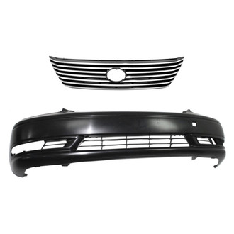 Replace® - 2-Piece (Front Bumper Cover, Grille) (Standard Line)