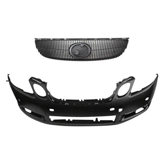 Replace® - 2-Piece (Front Bumper Cover, Grille) (Standard Line)
