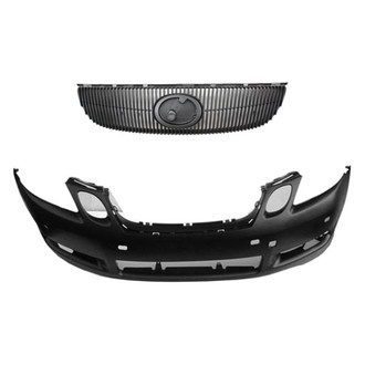 Replace® - 2-Piece (Front Bumper Cover, Grille) (Standard Line)