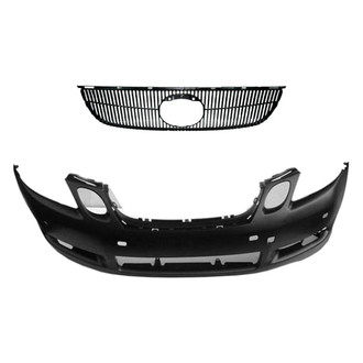 Replace® - 2-Piece (Front Bumper Cover, Grille) (Standard Line)