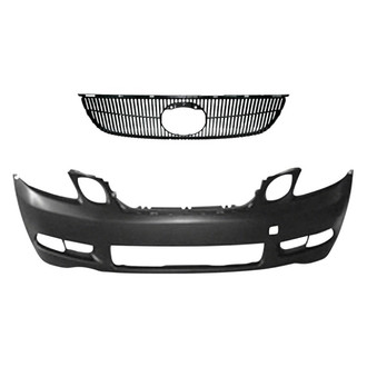Replace® - 2-Piece (Front Bumper Cover, Grille) (Standard Line)
