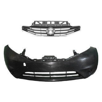Replace® - 2-Piece (Front Bumper Cover, Grille)