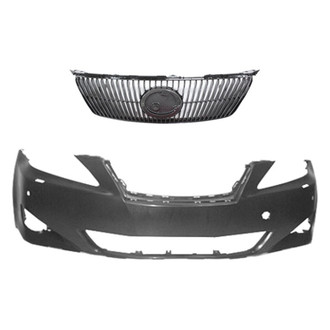 Replace® - 2-Piece (Front Bumper Cover, Grille) (Standard Line)