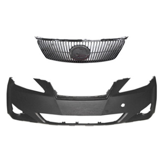 Replace® - 2-Piece (Front Bumper Cover, Grille) (Standard Line)