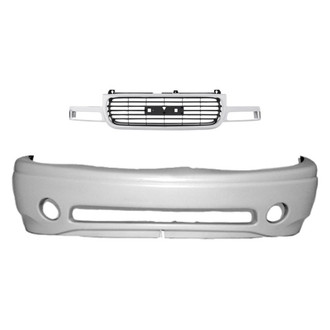 Replace® - 2-Piece (Front Bumper Cover, Grille) (Standard Line)