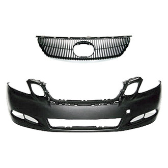 Replace® - 2-Piece (Front Bumper Cover, Grille) (Standard Line)