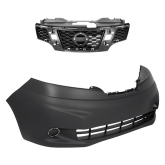 Replace® - 2-Piece (Front Bumper Cover, Grille) (Standard Line)