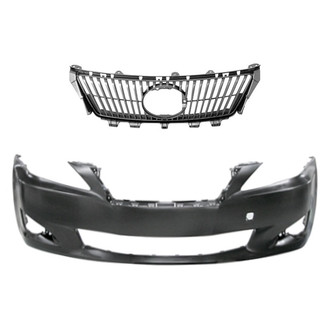 Replace® - 2-Piece (Front Bumper Cover, Grille) (Standard Line)