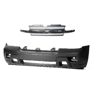 Replace® - 2-Piece (Front Bumper Cover, Grille) (Standard Line)