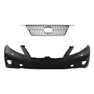 Replace® - 2-Piece (Front Bumper Cover, Grille) (Standard Line)