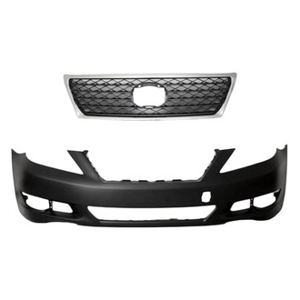 Replace® - 2-Piece (Front Bumper Cover, Grille) (Standard Line)