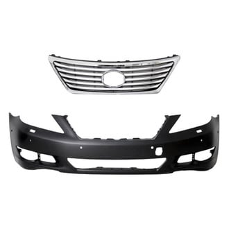 Replace® - 2-Piece (Front Bumper Cover, Grille) (Standard Line)