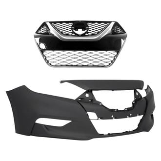 Replace® - 2-Piece (Front Bumper Cover, Grille)