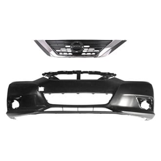 Replace® - 2-Piece (Front Bumper Cover, Grille) (Standard Line)