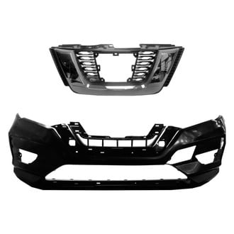 Replace® - 2-Piece (Front Bumper Cover, Grille) (Standard Line)