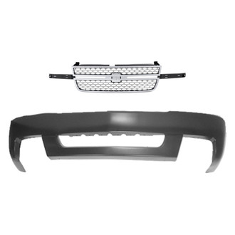 Replace® - 2-Piece (Front Bumper Cover, Grille) (Standard Line)