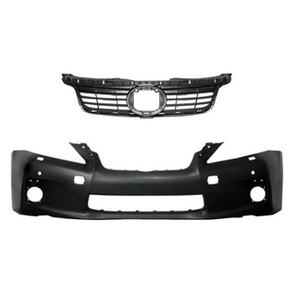 Replace® - 2-Piece (Front Bumper Cover, Grille)