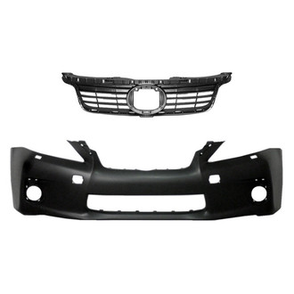 Replace® - 2-Piece (Front Bumper Cover, Grille) (Standard Line)