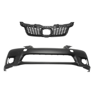 Replace® - 2-Piece (Front Bumper Cover, Grille) (Standard Line)