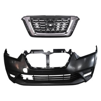 Replace® - 2-Piece (Front Bumper Cover, Grille) (Standard Line)