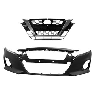 Replace® - 2-Piece (Front Bumper Cover, Grille) (Standard Line)