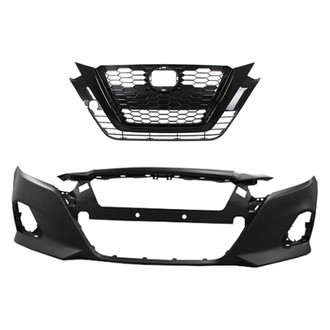 Replace® - 2-Piece (Front Bumper Cover, Grille) (Standard Line)