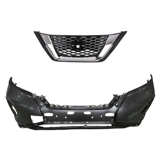 Replace® - 2-Piece (Front Bumper Cover, Grille)
