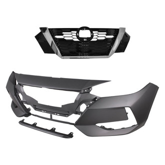 Replace® - 2-Piece (Front Bumper Cover, Grille)