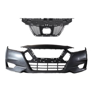 Replace® - 2-Piece (Front Bumper Cover, Grille)