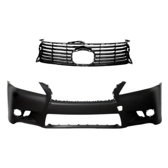 Replace® - 2-Piece (Front Bumper Cover, Grille) (Standard Line)