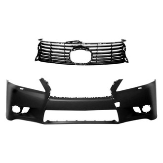 Replace® - 2-Piece (Front Bumper Cover, Grille) (Standard Line)