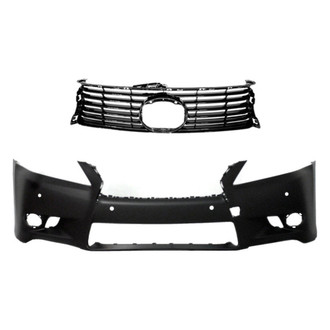Replace® - 2-Piece (Front Bumper Cover, Grille) (Standard Line)