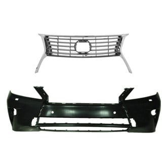 Replace® - 2-Piece (Front Bumper Cover, Grille)
