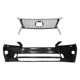 Replace® - 2-Piece (Front Bumper Cover, Grille) (Standard Line)