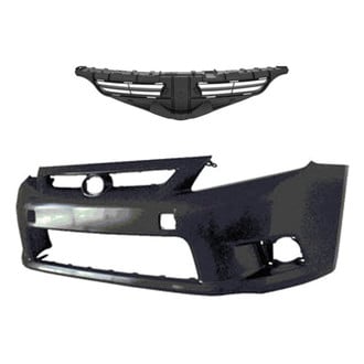 Replace® - 2-Piece (Front Bumper Cover, Grille) (Standard Line)