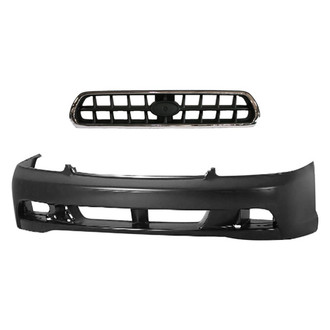 Replace® - 2-Piece (Front Bumper Cover, Grille) (Standard Line)