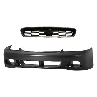 Replace® - 2-Piece (Front Bumper Cover, Grille) (Standard Line)