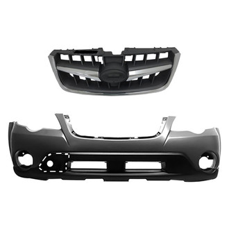 Replace® - 2-Piece (Front Bumper Cover, Grille) (Standard Line)