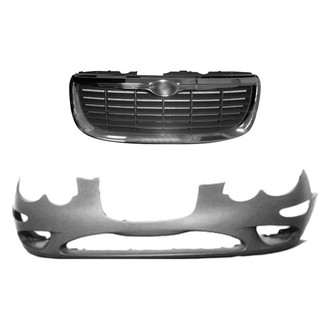 Replace® - 2-Piece (Front Bumper Cover, Grille) (Standard Line)