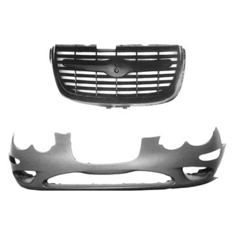 Replace® - 2-Piece (Front Bumper Cover, Grille) (Standard Line)