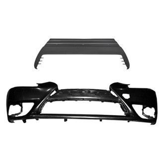 Replace® - 2-Piece (Front Bumper Cover, Grille) (Standard Line)