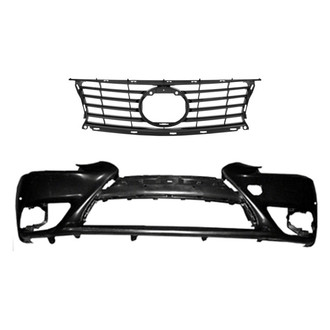 Replace® - 2-Piece (Front Bumper Cover, Grille) (Standard Line)
